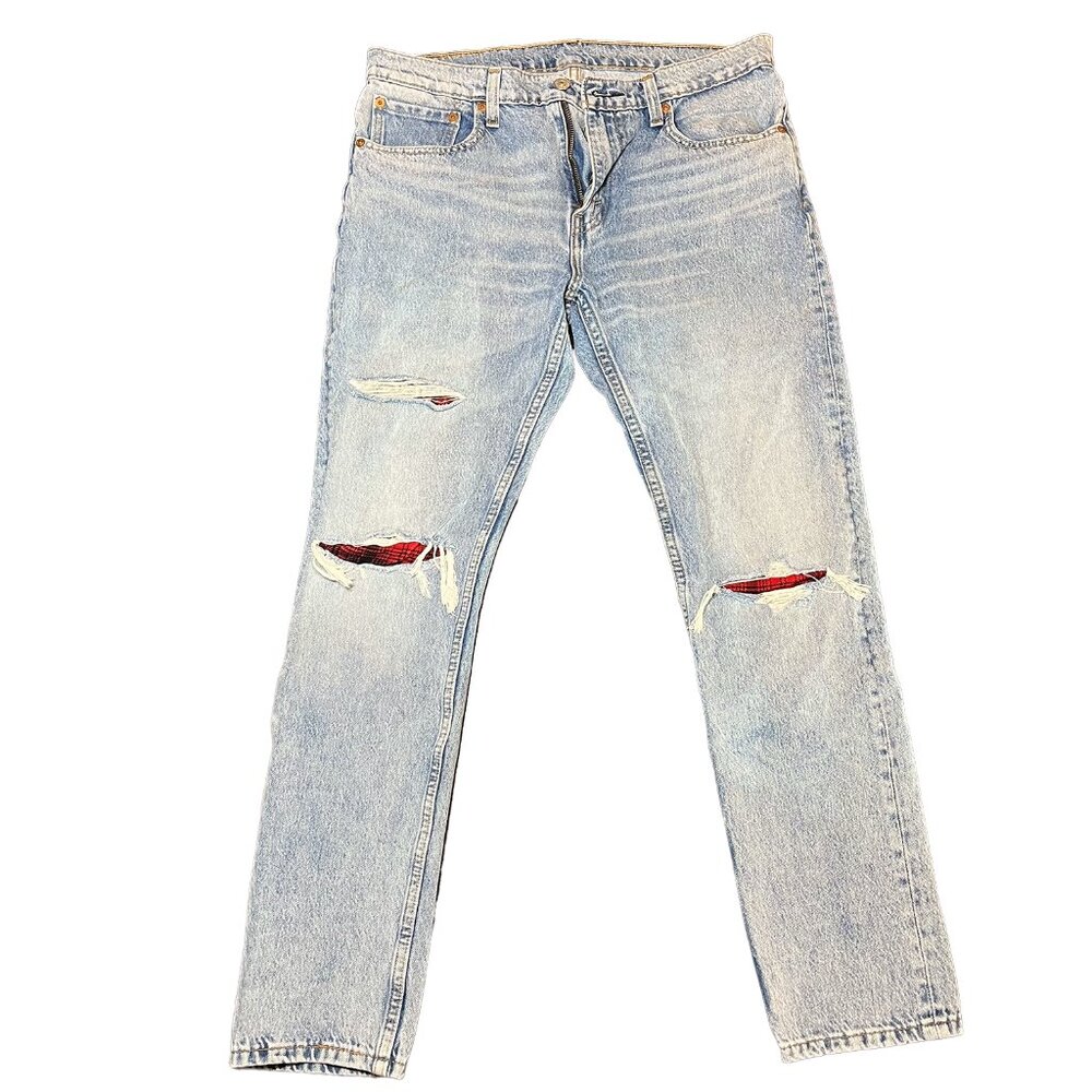 Levi's 512 Slim Taper Men's Jeans W33xL32 Distressed